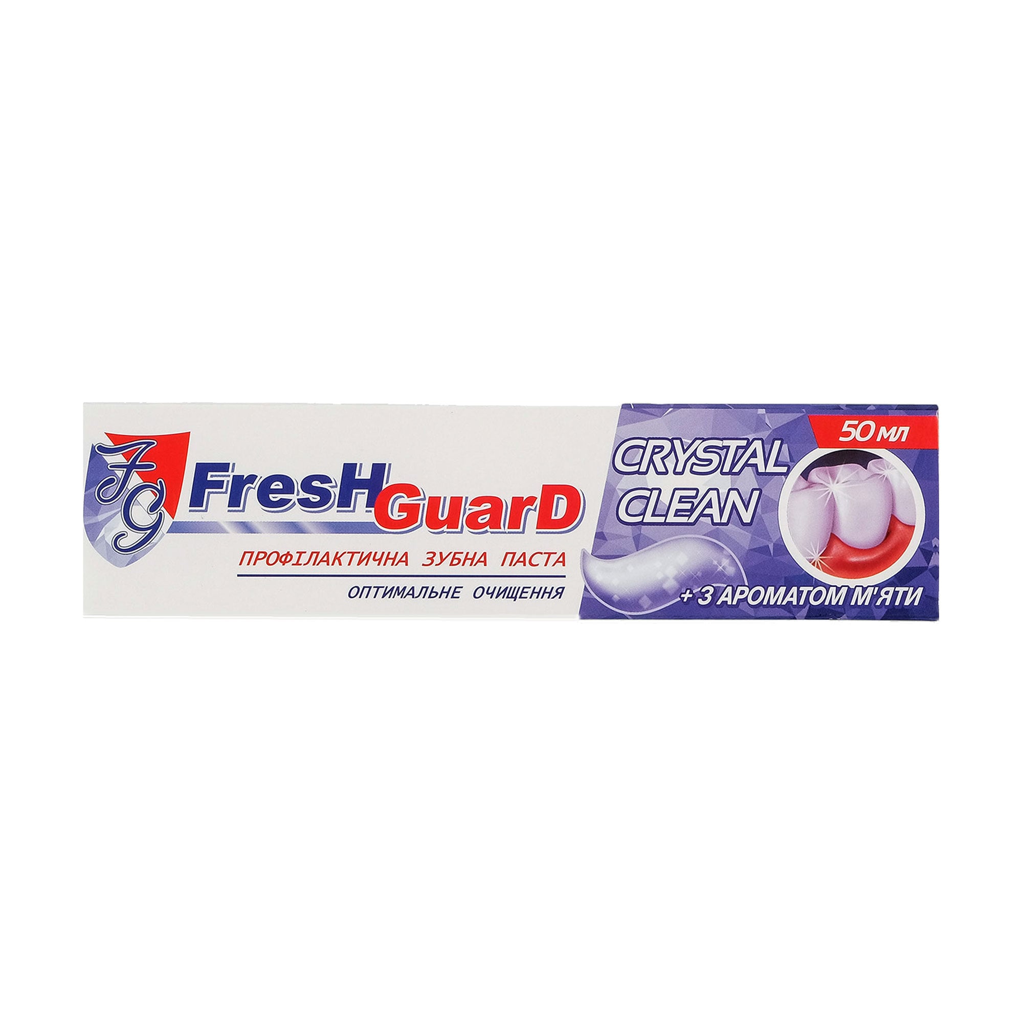 Зубна паста FresH GuarD Crystal Clean, 50 мл